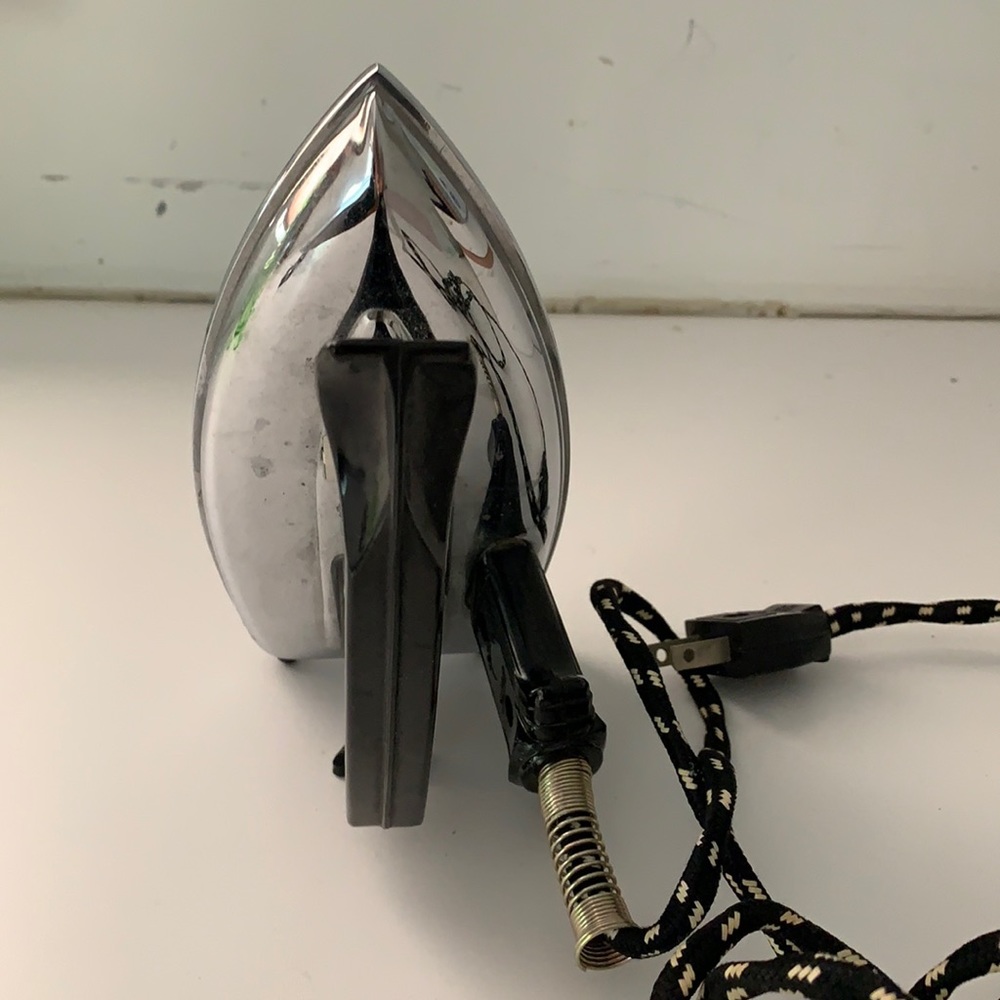 Antique travel iron